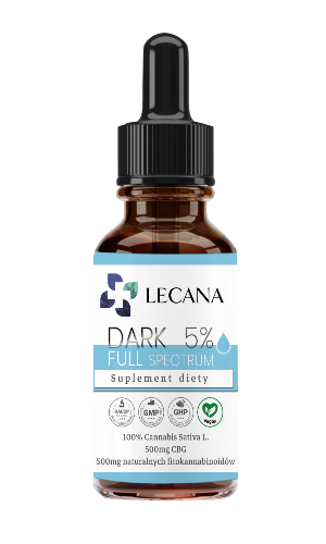 Olejek CBG 5% - Lecana Dark (10ml)